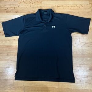 Under Armour Black Golf Polo Size L